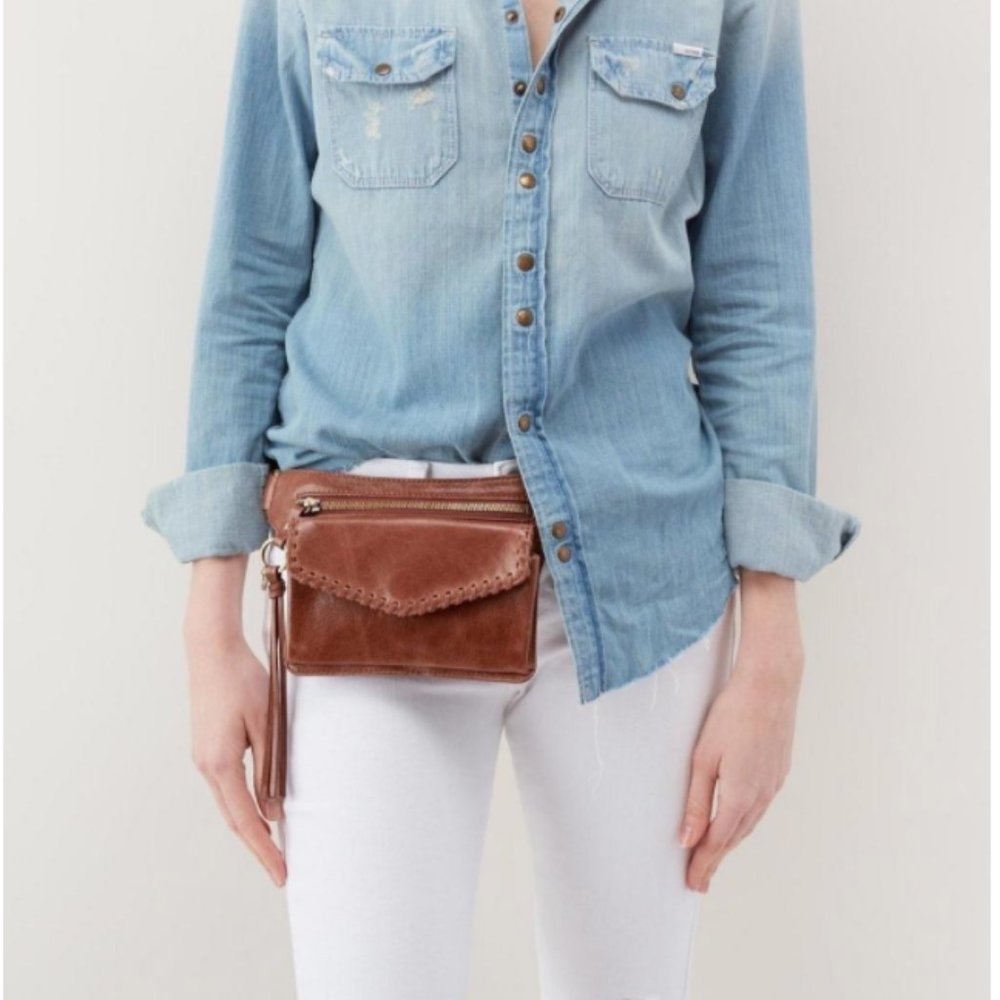 HOBO Brown Leather Waist Bag